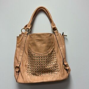 Pink purse with rhinestones